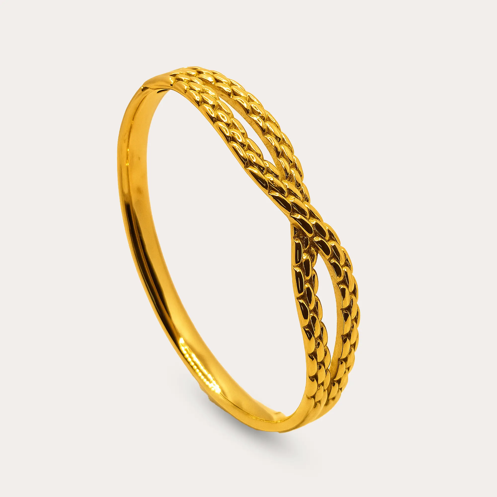 Twisted Gold Bracelet - Main