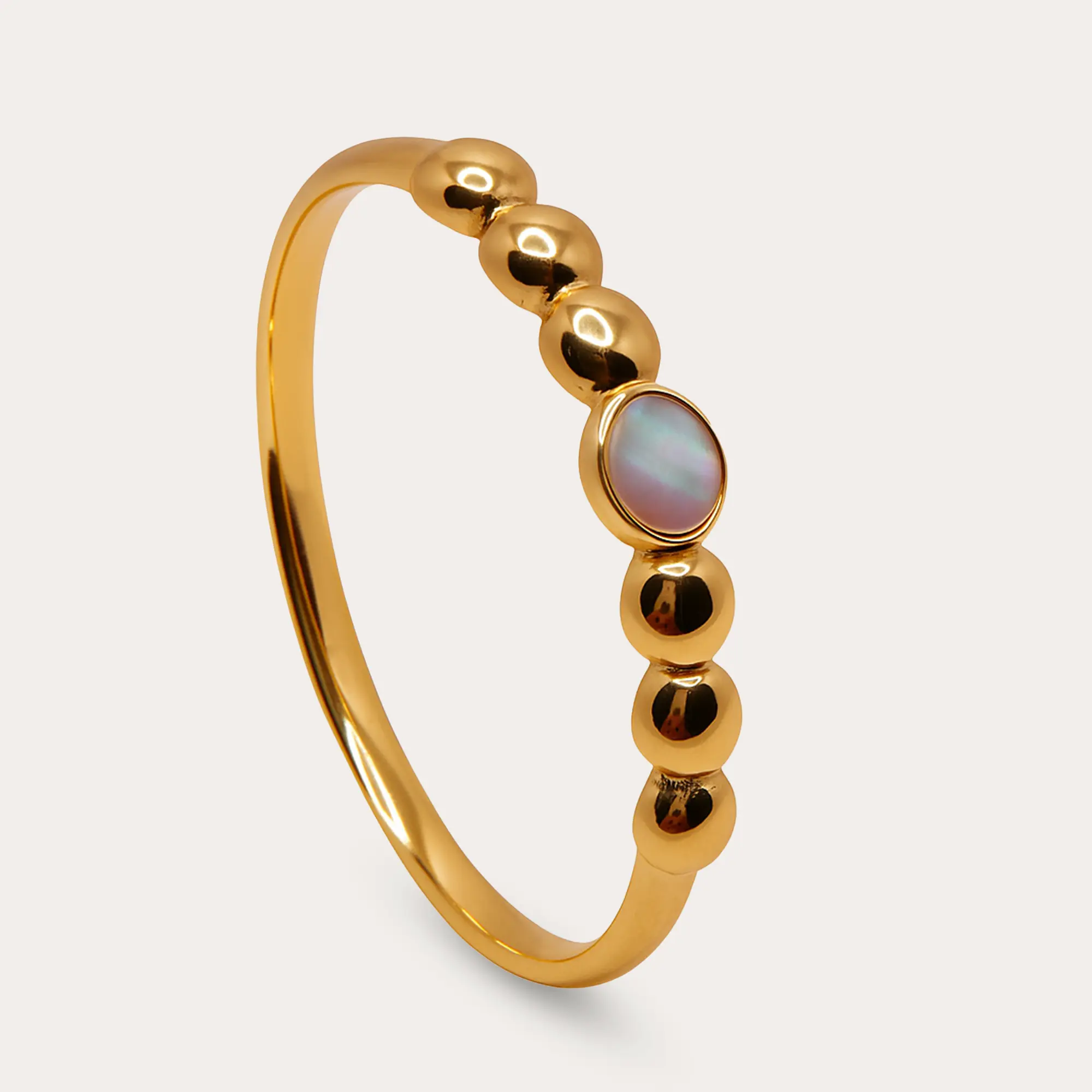 Single White Pearl Bracelet - Main