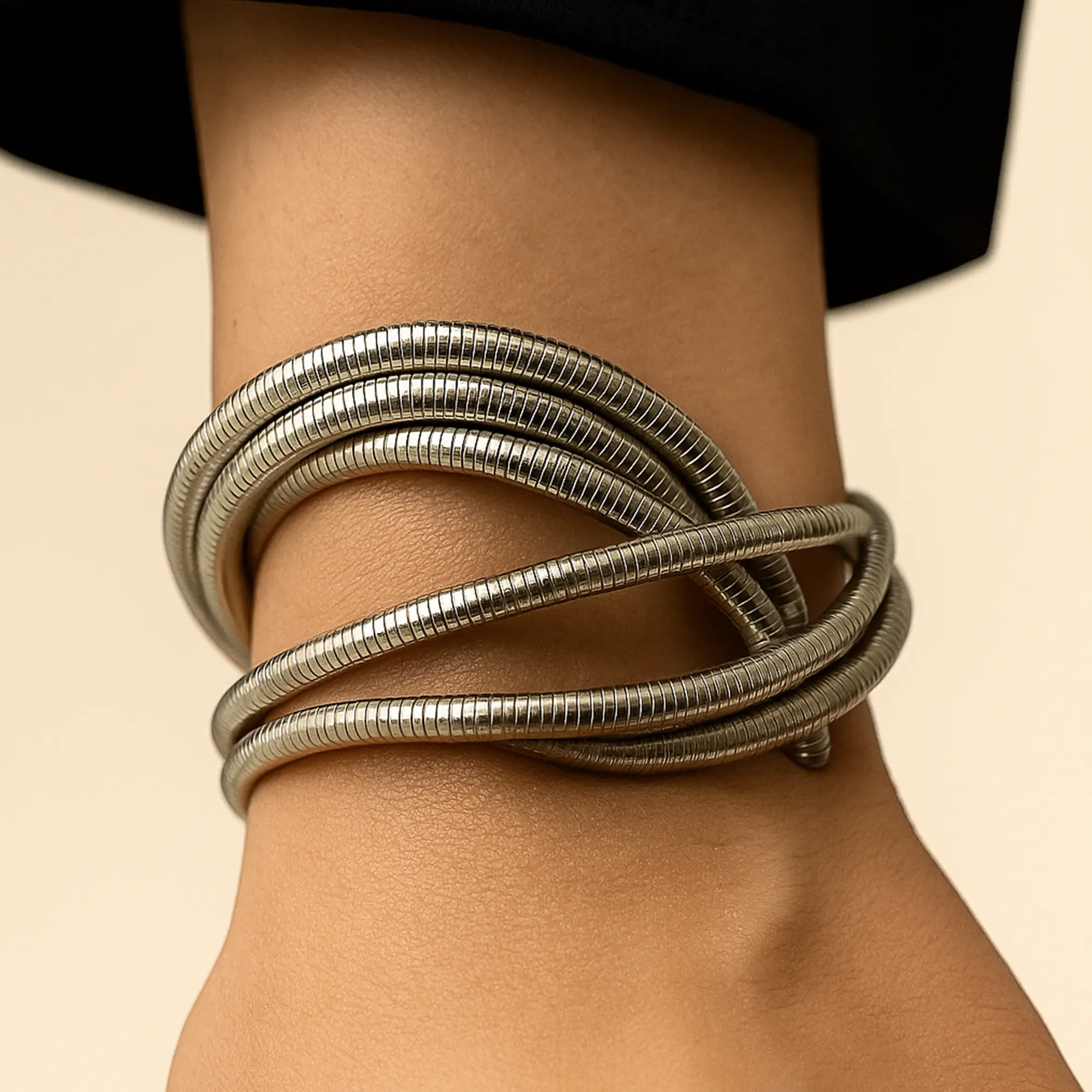  3 layers silvar Bracelet - Hover