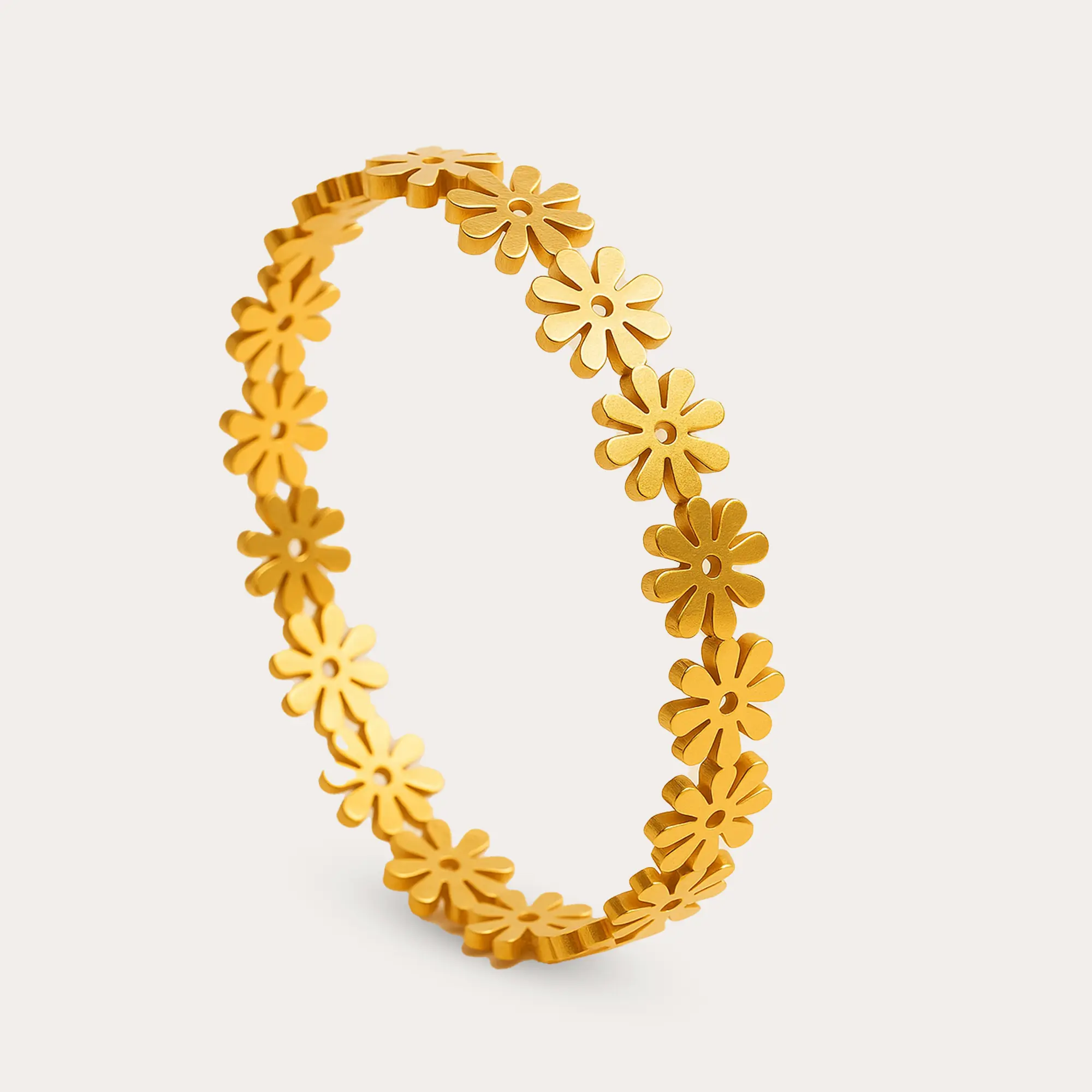 Mini Gold Flower Bracelet