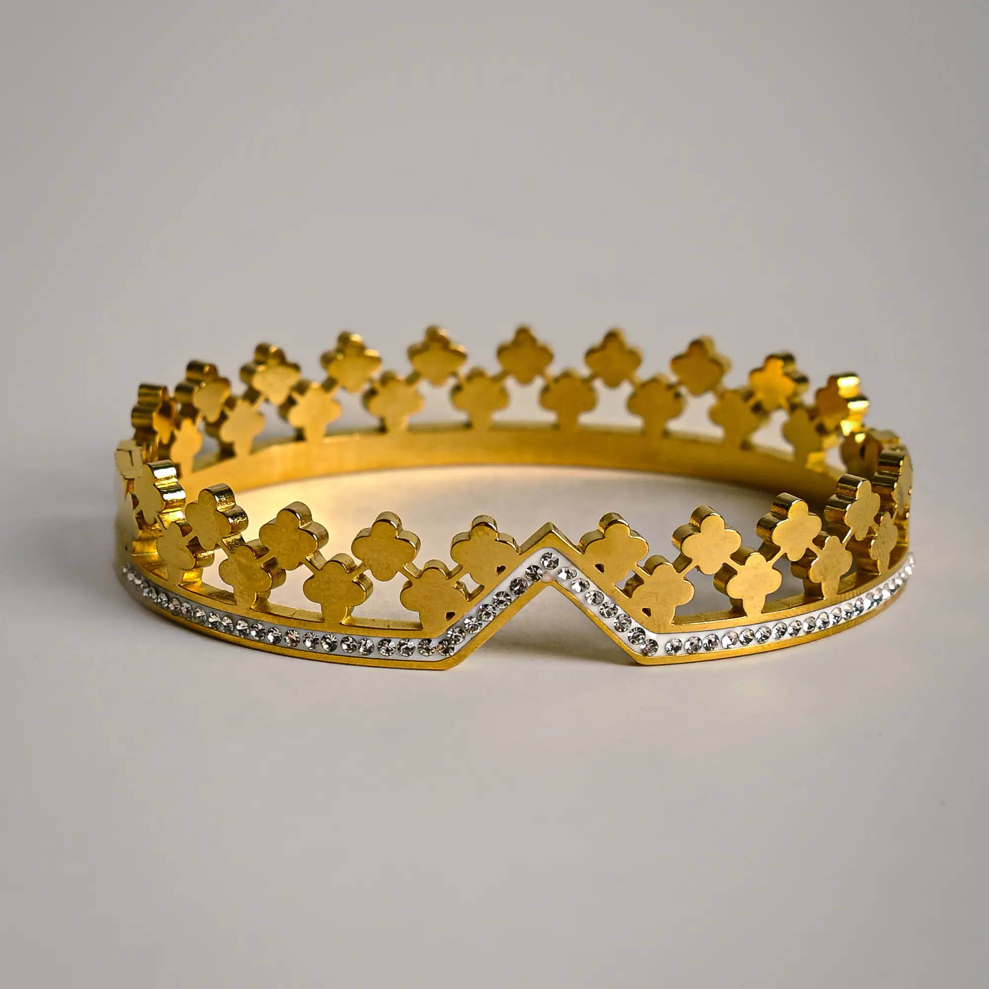 King Crown Gold 18k Gold Bracelet - Hover