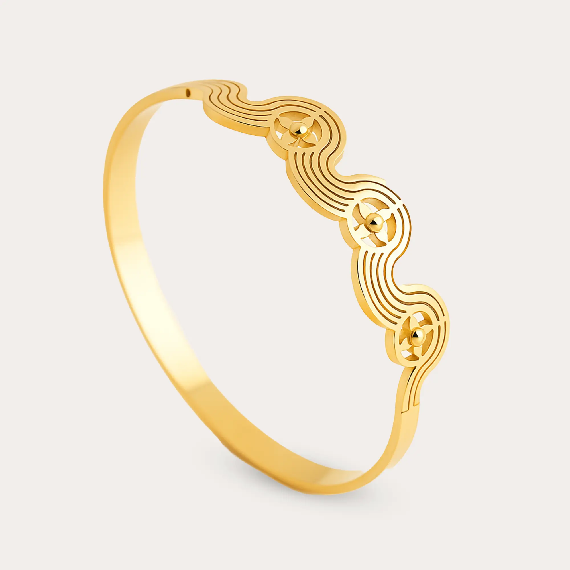 Gold Ziggler Bracelet - Main