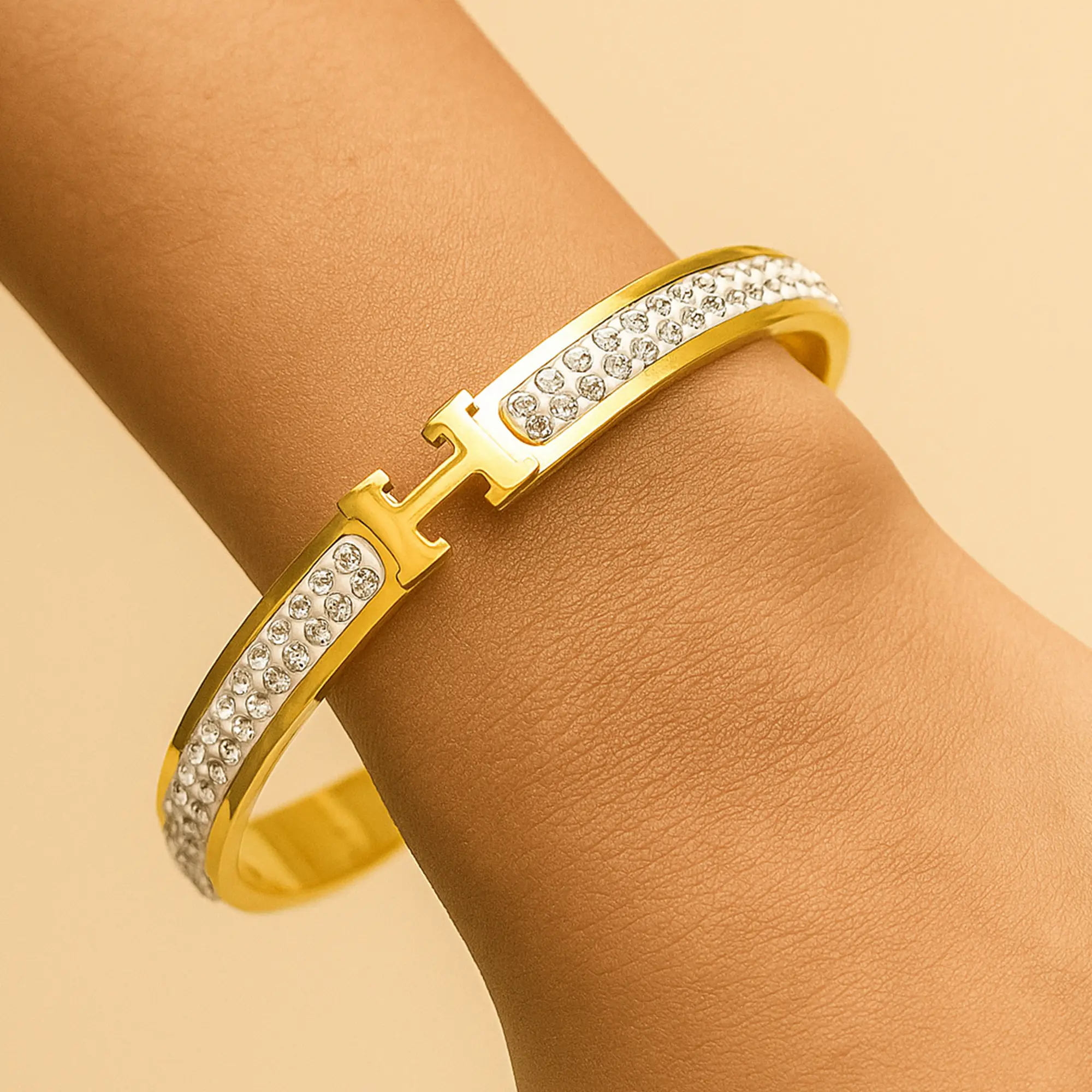 Cartier White Stone Bracelet - Hover