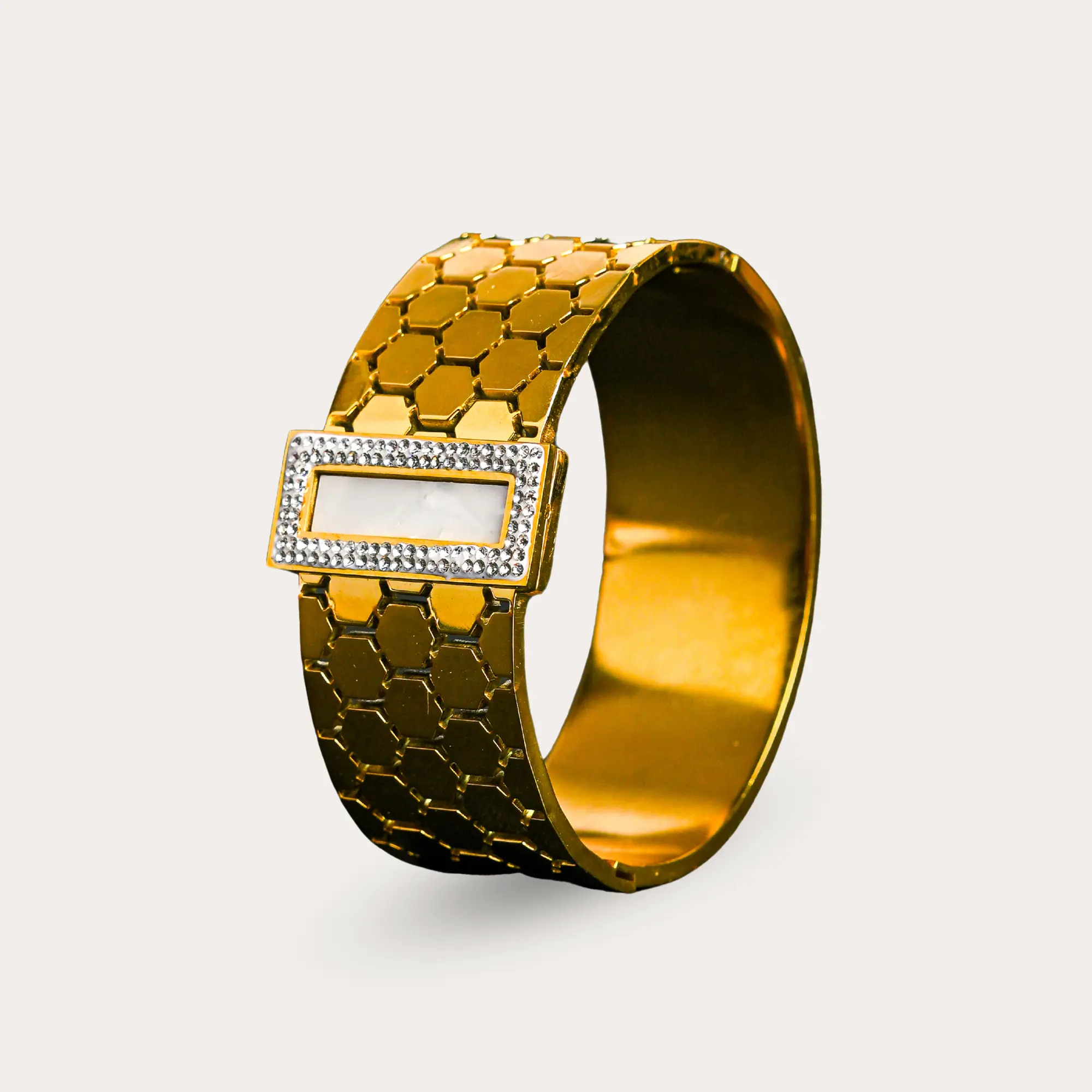 JHAAR Anti Tarnish Bold Cuff Bracelet for Women