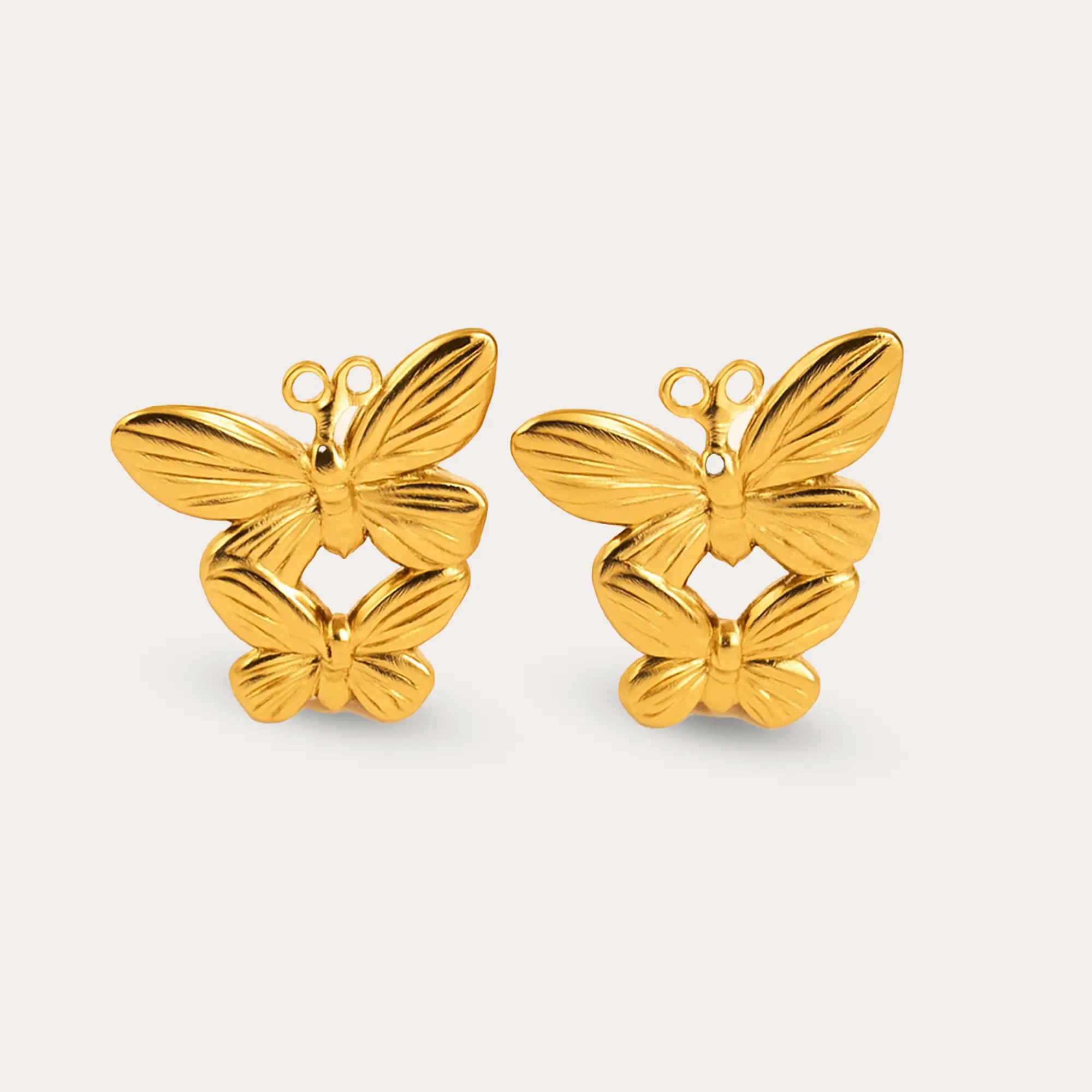 Gold Butterfly Earring - Main