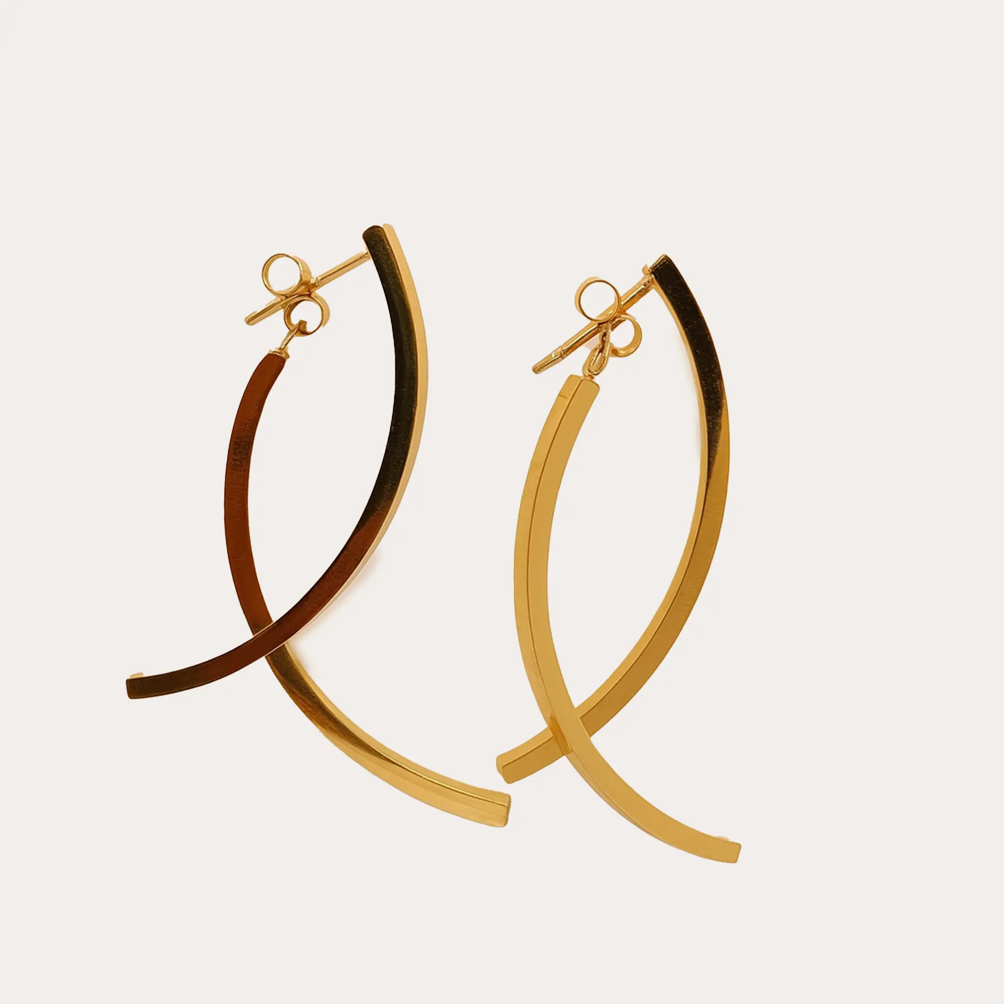 Twisted Hoop Earrings - Main