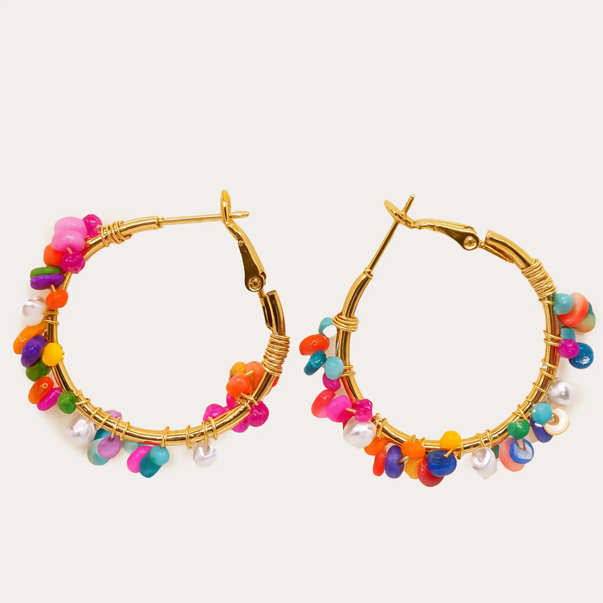 Colorful Cluster Hoops