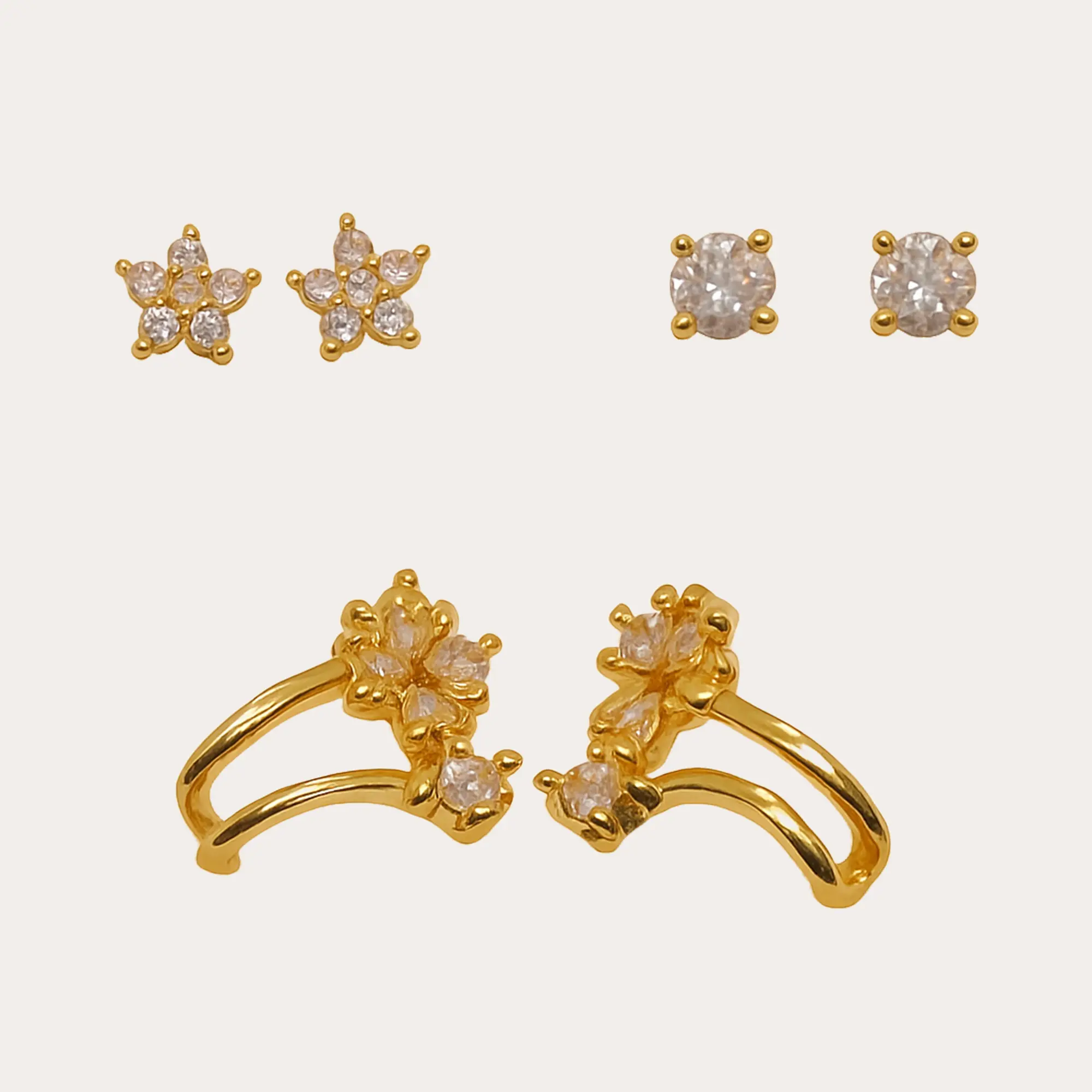 Celestial Sparkle Earring Set