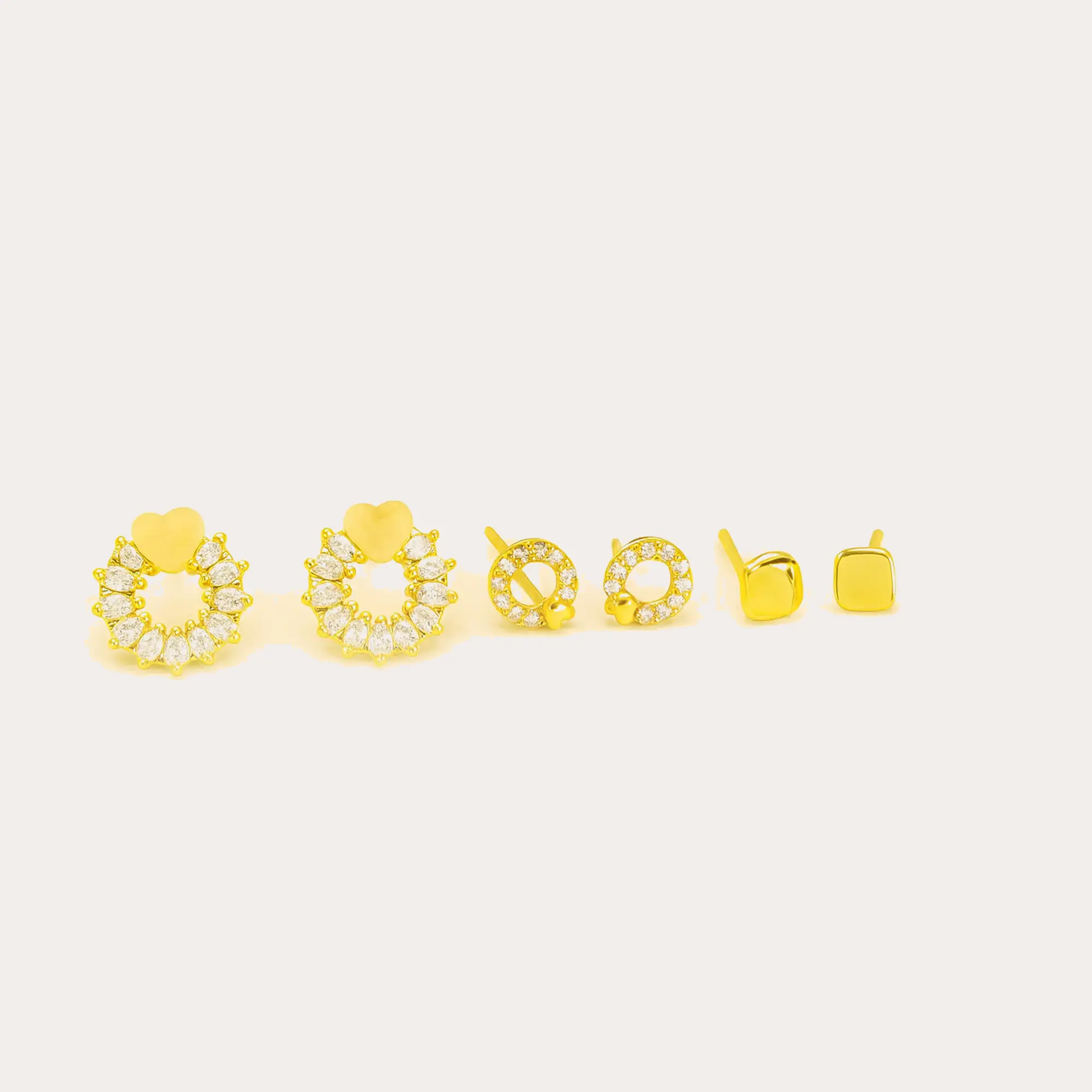 Graduated Round Stud Set
