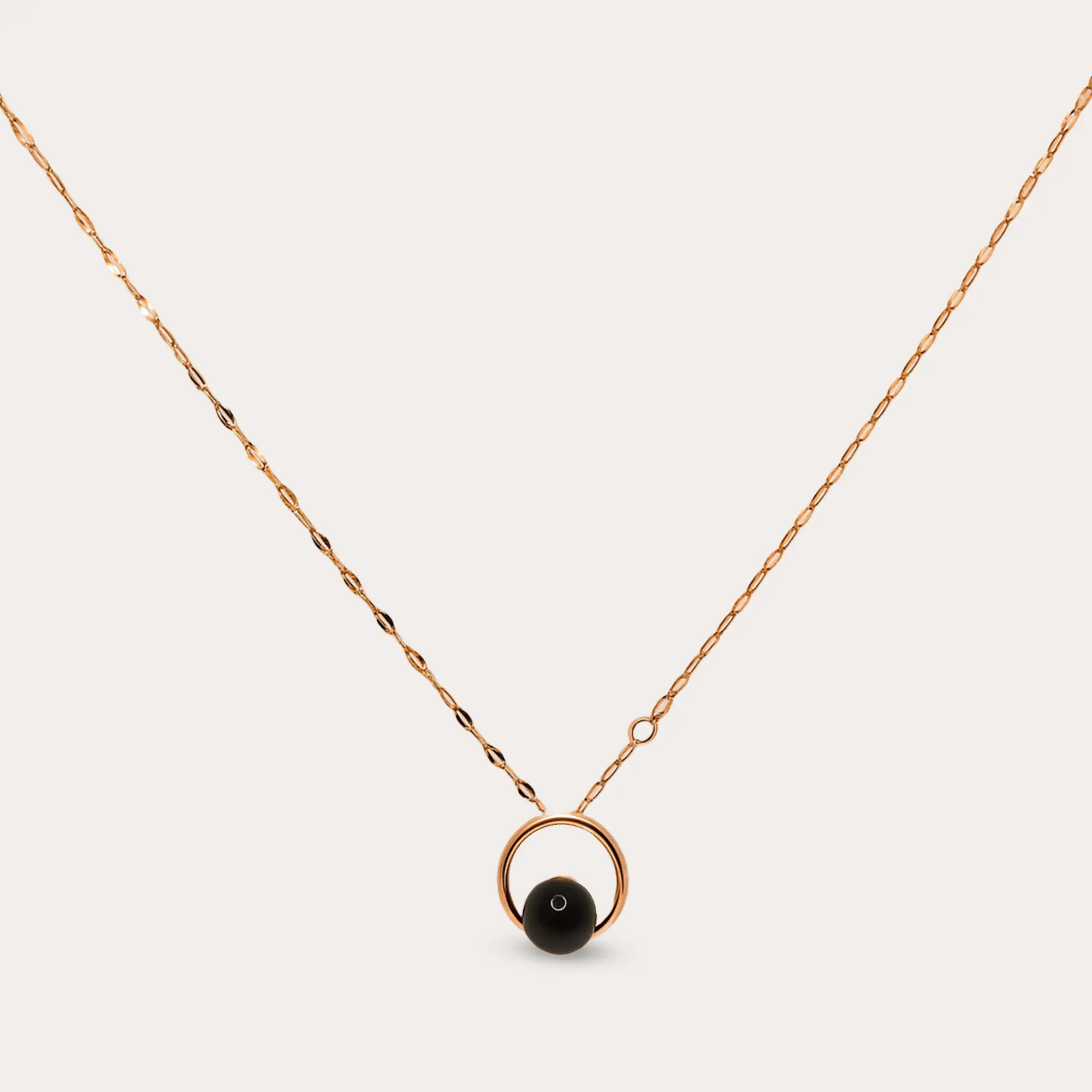 Minimalist Ring Necklace