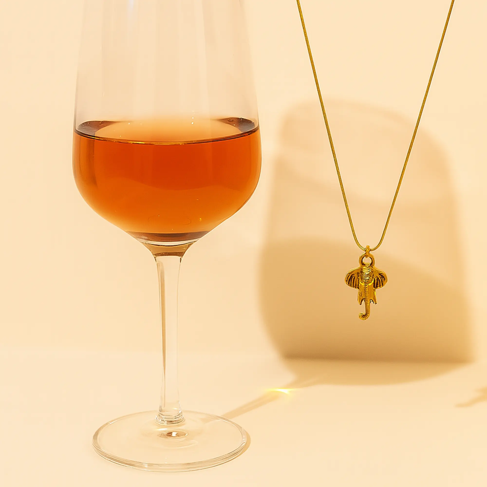 Embellished Cross Necklace - Hover