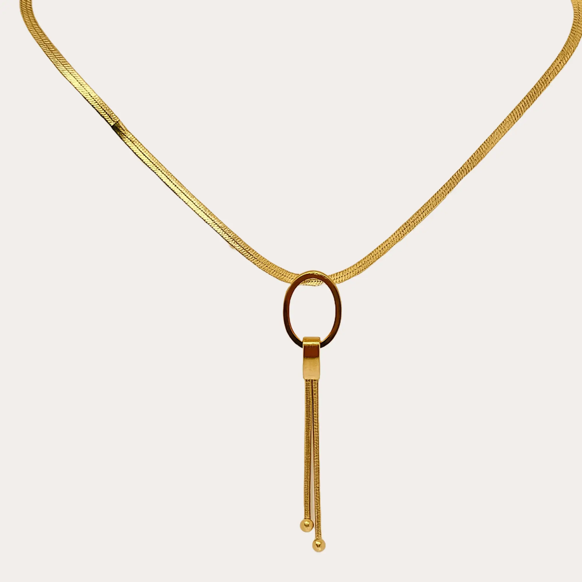 Long Drop Fringe Necklace