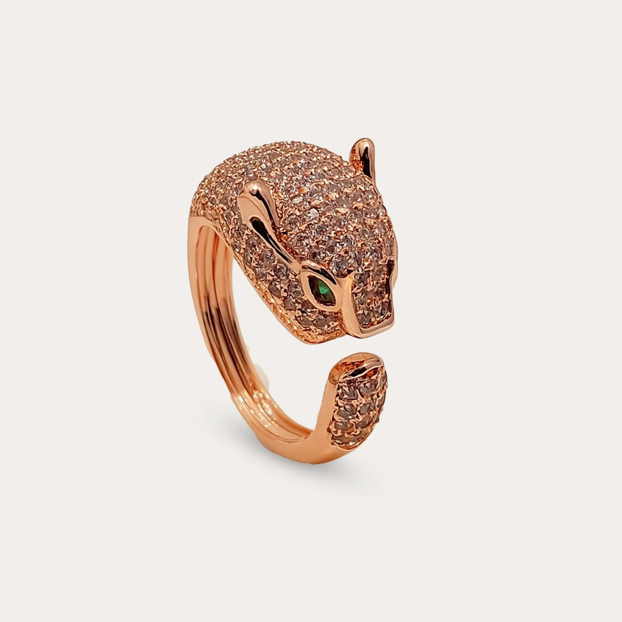 Tiger Rose Gold Ring - Main